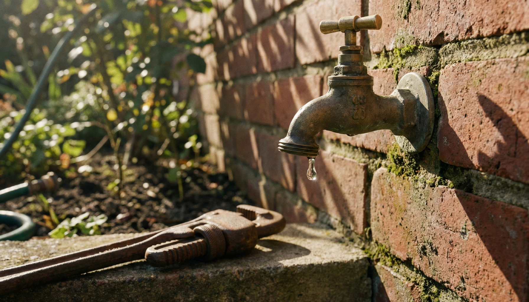 How to fix a leaky outdoor faucet