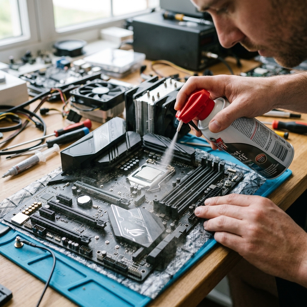 computer motherboard repair diy step 2