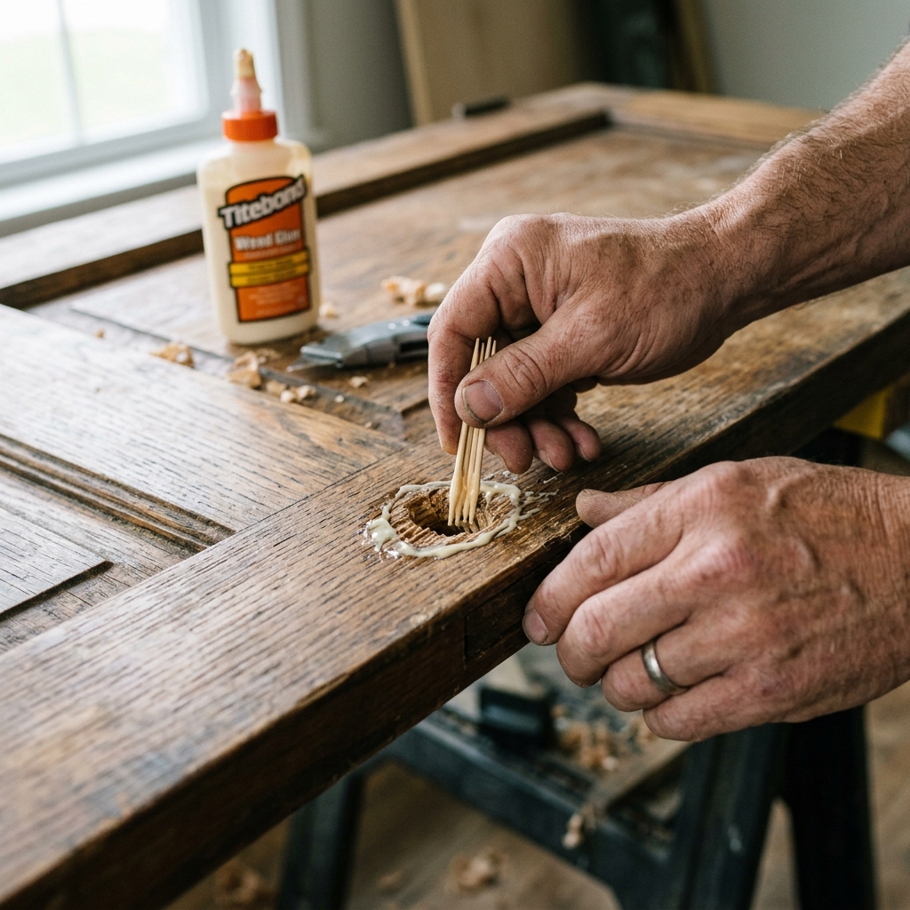 woodworking drilling screw diy step 1