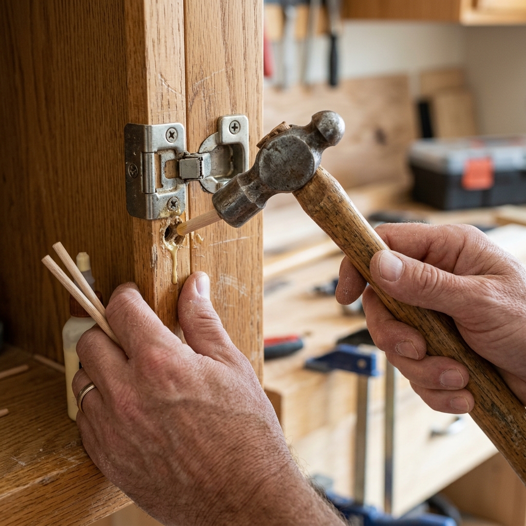 woodworking drilling screw diy step 2